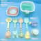Kids Foldable Beach Bucket Set Soft Silicone With Shovels Rakes Molds Portable And Ideal For Beach 4