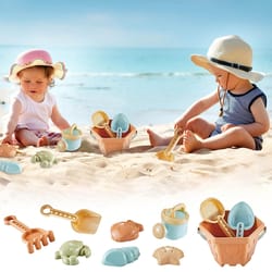 baby beach toys play set for kids shovels buckets and water play tools for outdoor fun