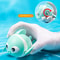 Cute Swimming Clown Fish Bath Toy For Toddlers Floating Wind Up Bathtub Toy For Newborns And Babies 1