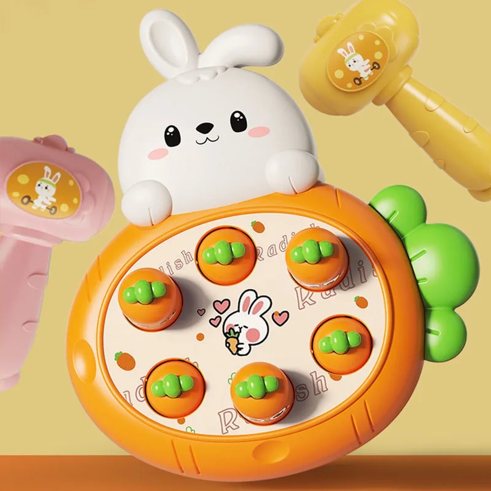 Cartoon Montessori Toddler Educational Toy Animal Theme Knocking Game For Parent Child Interaction 5