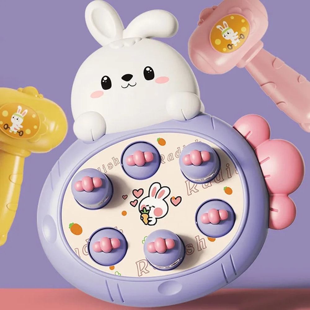 Cartoon Montessori Toddler Educational Toy Animal Theme Knocking Game For Parent Child Interaction 6