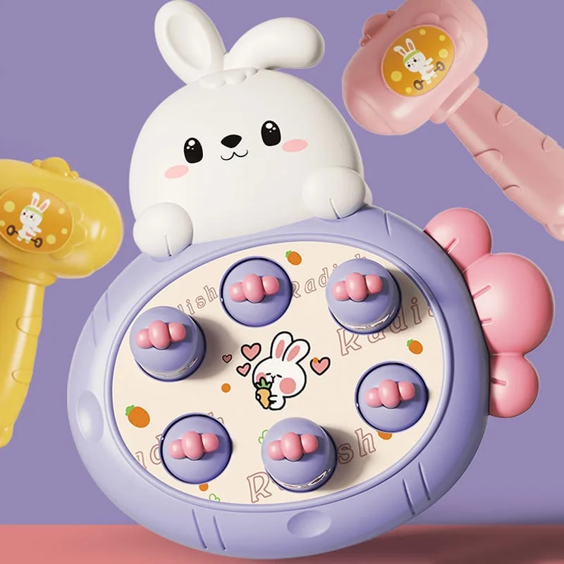 Cartoon Montessori Toddler Educational Toy Animal Theme Knocking Game For Parent Child Interaction 6