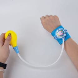 childrens doctor play set with realistic sphygmomanometer medical toy for toddlers and kids