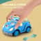 Convertible Purple Car Toy Model Set Pull Back Miniature Dollhouse Furniture For Kids Perfect For B 4