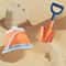 Childrens Beach Toy Set With Shovel Folding Bucket And Sand Pointed Toy Perfect For WaterSnow Play 4
