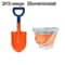 Childrens Beach Toy Set With Shovel Folding Bucket And Sand Pointed Toy Perfect For WaterSnow Play 9