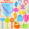 Childrens Sand Playset Beach Bucket Shovel Sand Toy Set For Kids 7