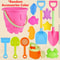 Childrens Sand Playset Beach Bucket Shovel Sand Toy Set For Kids 8