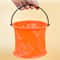 Folding Collapsible Beach Sand Toy Play Bucket Ideal Outdoor Gardening Pool Toy For Kids 3