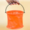 Folding Collapsible Beach Sand Toy Play Bucket Ideal Outdoor Gardening Pool Toy For Kids 3
