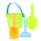 Non Toxic Kids Sand Play Set Creative Beach Bucket & Shovel Kit for Pool Sand and Garden Fun
