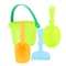 Non Toxic Kids Sand Play Set Creative Beach Bucket & Shovel Kit for Pool Sand and Garden Fun
