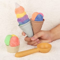 beige cake play house toy set with ice cream cup and beach toys plastic beach toys for kids