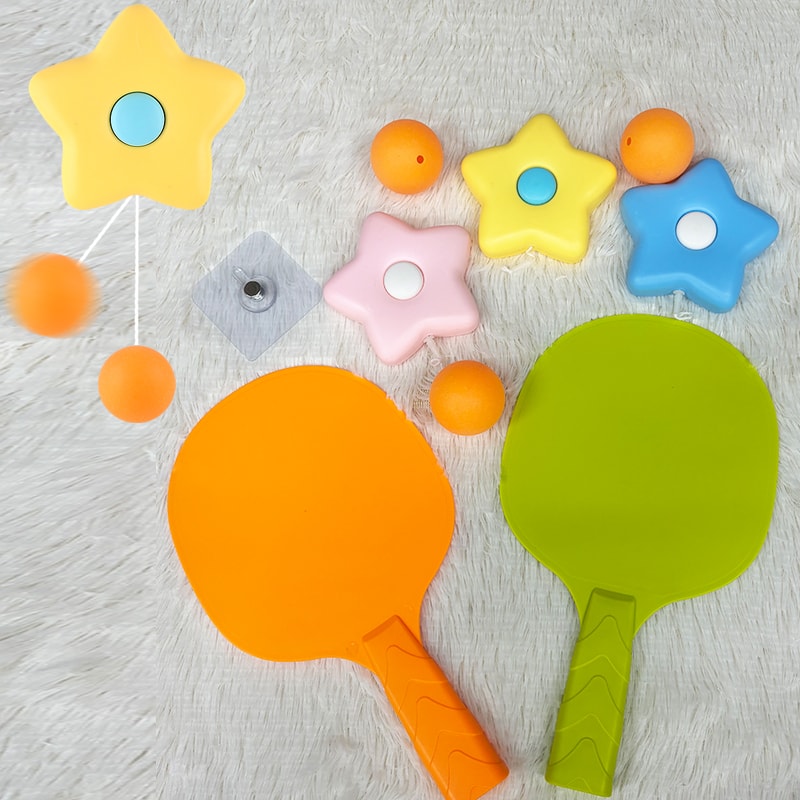 Childrens Parent Child Hanging Table Tennis Trainer Indoor Practice Sensory Toy For Kids Fun Birthd 0