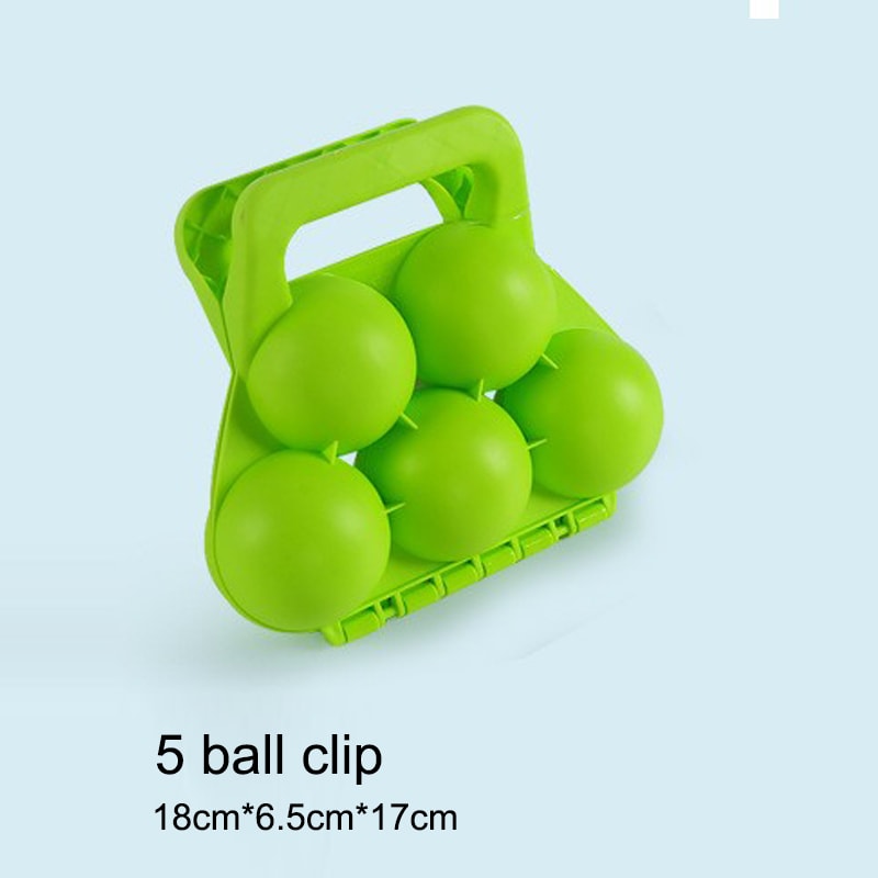 Snowball Maker Mold for Kids Winter Cartoon Snow Mold Tongs for Snowball Fights & Outdoor Fun