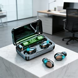 tws bluetooth headphones wireless stereo earbuds high bass waterproof sport earphones with touch control & hands