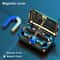 TWS Bluetooth Headphones Wireless Stereo Earbuds High Bass Waterproof Sport Earphones with Touch Control & Hands