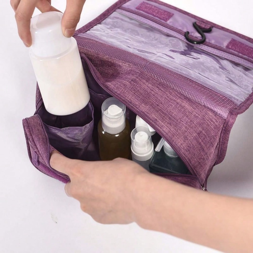 Large Capacity Hanging Toiletry Bag Travel Organizer for Men & Women