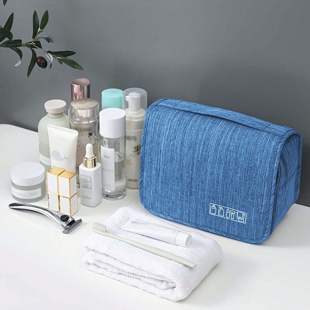 Large Capacity Hanging Toiletry Bag Travel Organizer for Men & Women