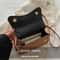 Elegant PU Leather Handbag For Women Small Tote Shoulder Crossbody Purse 4