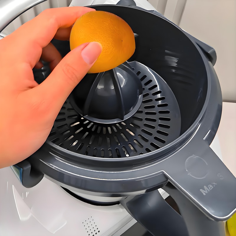 Thermomix Citrus Juicer Attachment with Pulp Separation for Fresh Orange and Lemon Juice