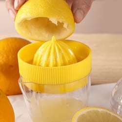 manual lemon juicer plastic orange and grapefruit squeezer for effortless juice extraction