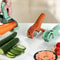 Multi Functional Stainless Steel Vegetable And Fruit Slicer Versatile Kitchen Salad Slicing Machine 0