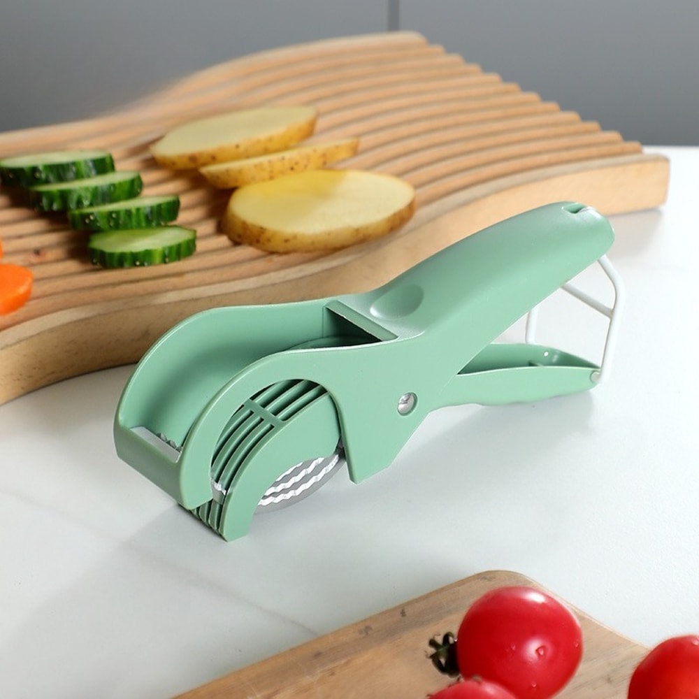 Multi Functional Stainless Steel Vegetable And Fruit Slicer Versatile Kitchen Salad Slicing Machine 5