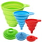 Multi-Purpose Silicone Funnel Set for Kitchen Use Perfect for Bottles, Liquids, and Powder Transfer
