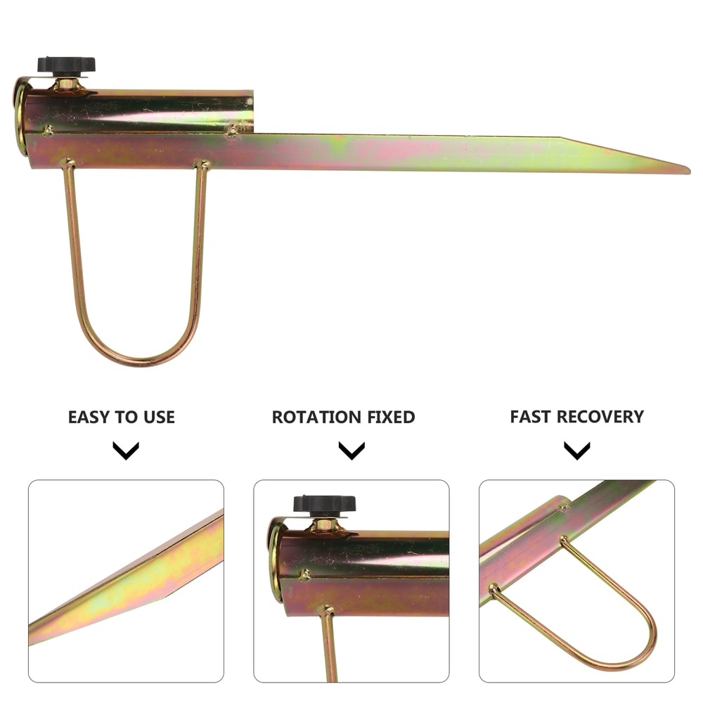 Heavy Duty Beach Umbrella Anchor Metal Parasol Ground Stake for Sand Grass and Patio