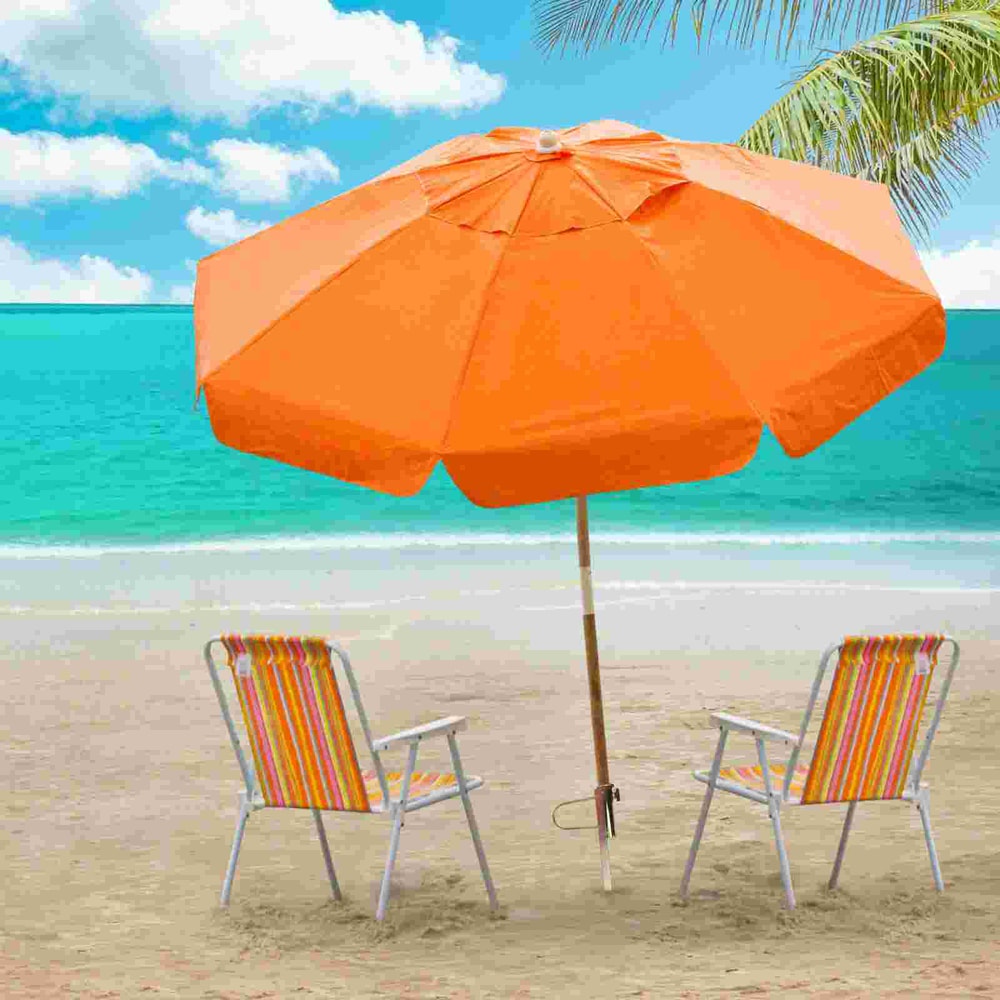 Heavy Duty Beach Umbrella Anchor Metal Parasol Ground Stake for Sand Grass and Patio
