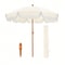 Fringe Beach Umbrella With Sand Anchor Windproof Portable Patio Umbrella 0