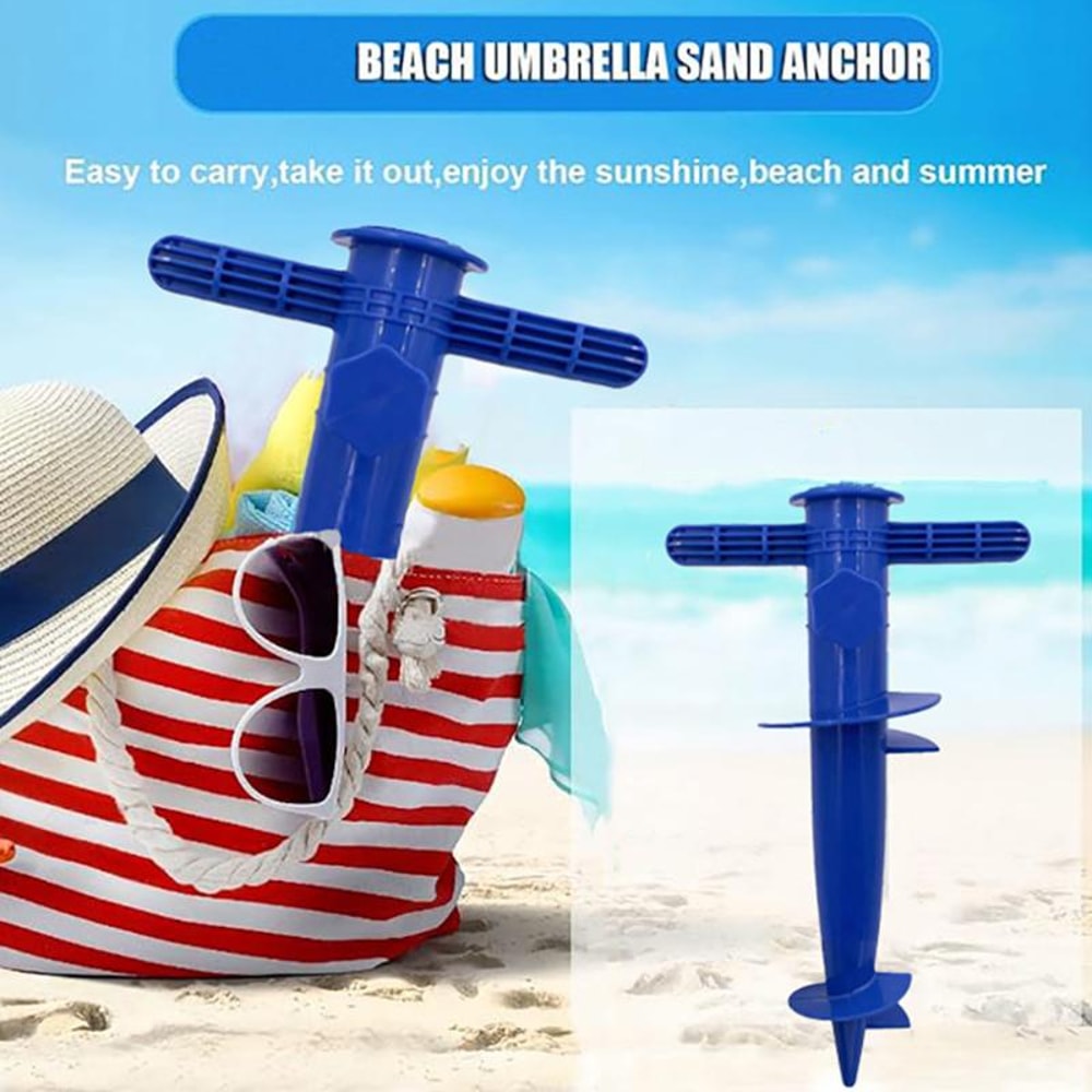 Universal Beach Umbrella Sand Anchor Stand For Patio And Garden 2