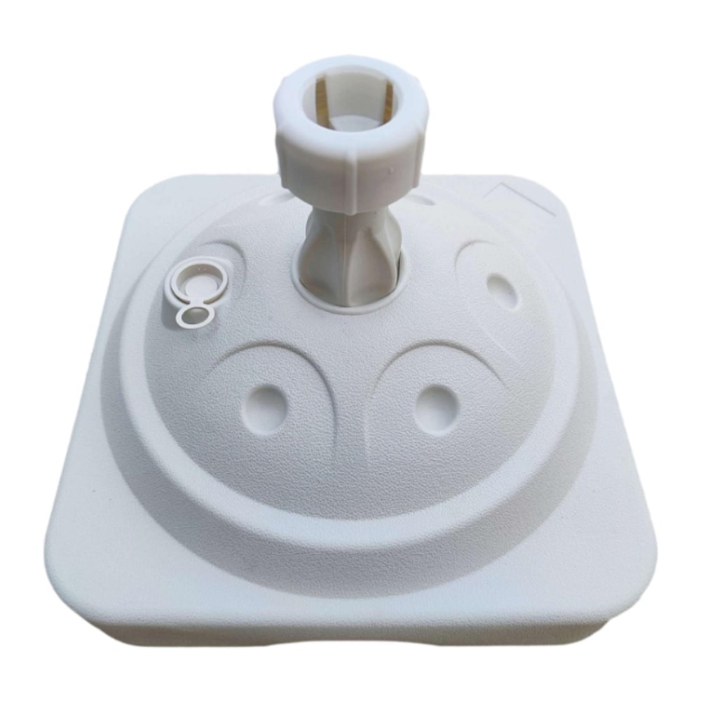 Heavy Duty Patio Umbrella Base Fillable Square WaterFilled Umbrella Base For Poles 6