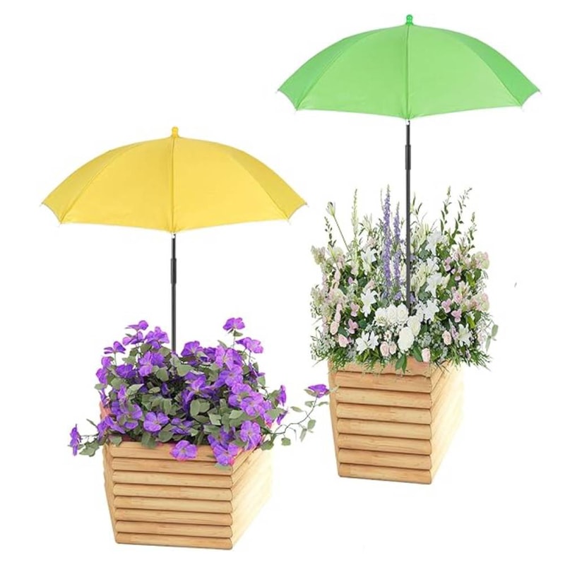 Adjustable Plant Umbrella For Outdoor Plants Waterproof Garden Shade Cover 0