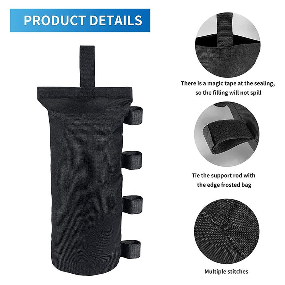 Heavy Duty Canopy Weight Bags Reusable Oxford Tent Sandbags For Gazebo And Pop Up Canopy Legs 4