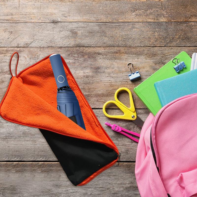 Chenille Umbrella Storage Bag With Zipper Quick Dry Wet Umbrella Cover 4