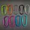 Locking Aluminum Carabiner Keychain D Shape Clip For Camping And Hiking 3