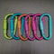 Locking Aluminum Carabiner Keychain D Shape Clip For Camping And Hiking 4