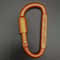 Locking Aluminum Carabiner Keychain D Shape Clip For Camping And Hiking 6