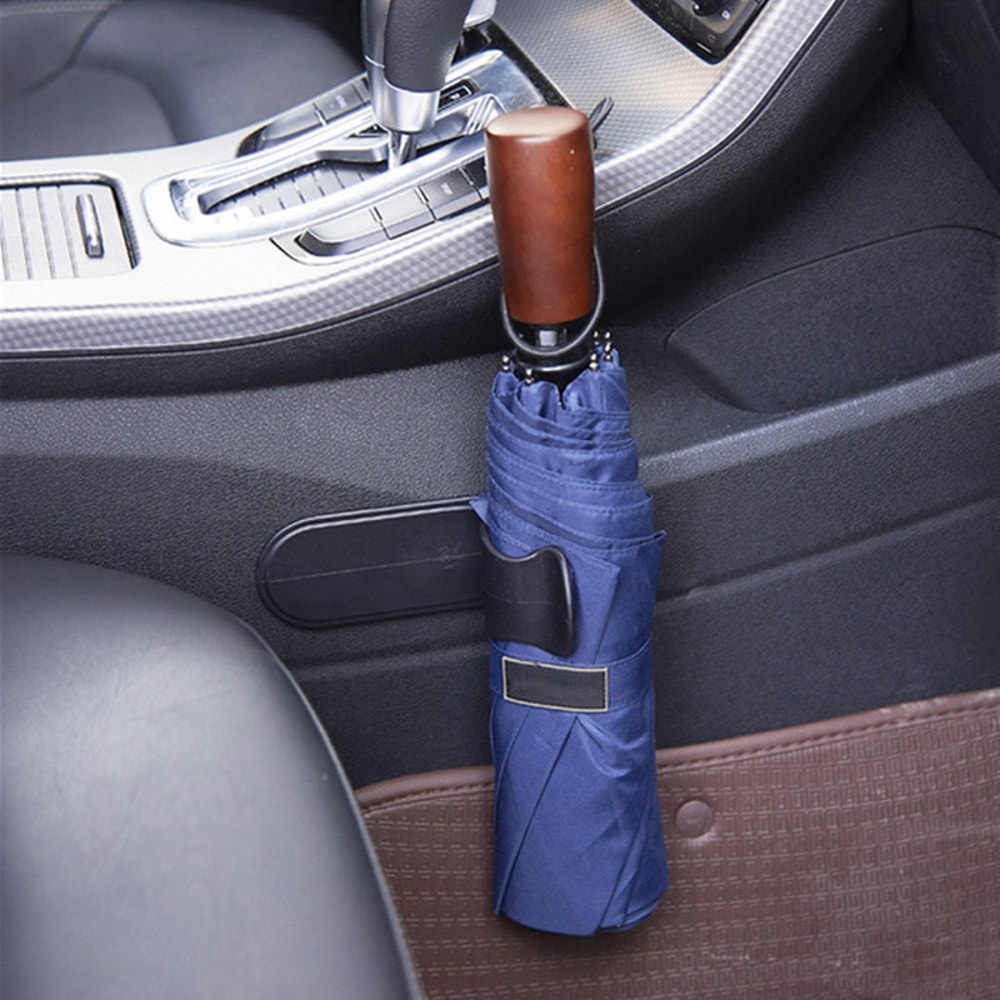 Universal Car Umbrella Holder Clip Set Trunk Mount Car Interior Organizer 2
