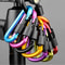 Lightweight Aluminum Carabiner Clip D Ring Keychain For Travel And Camping 0