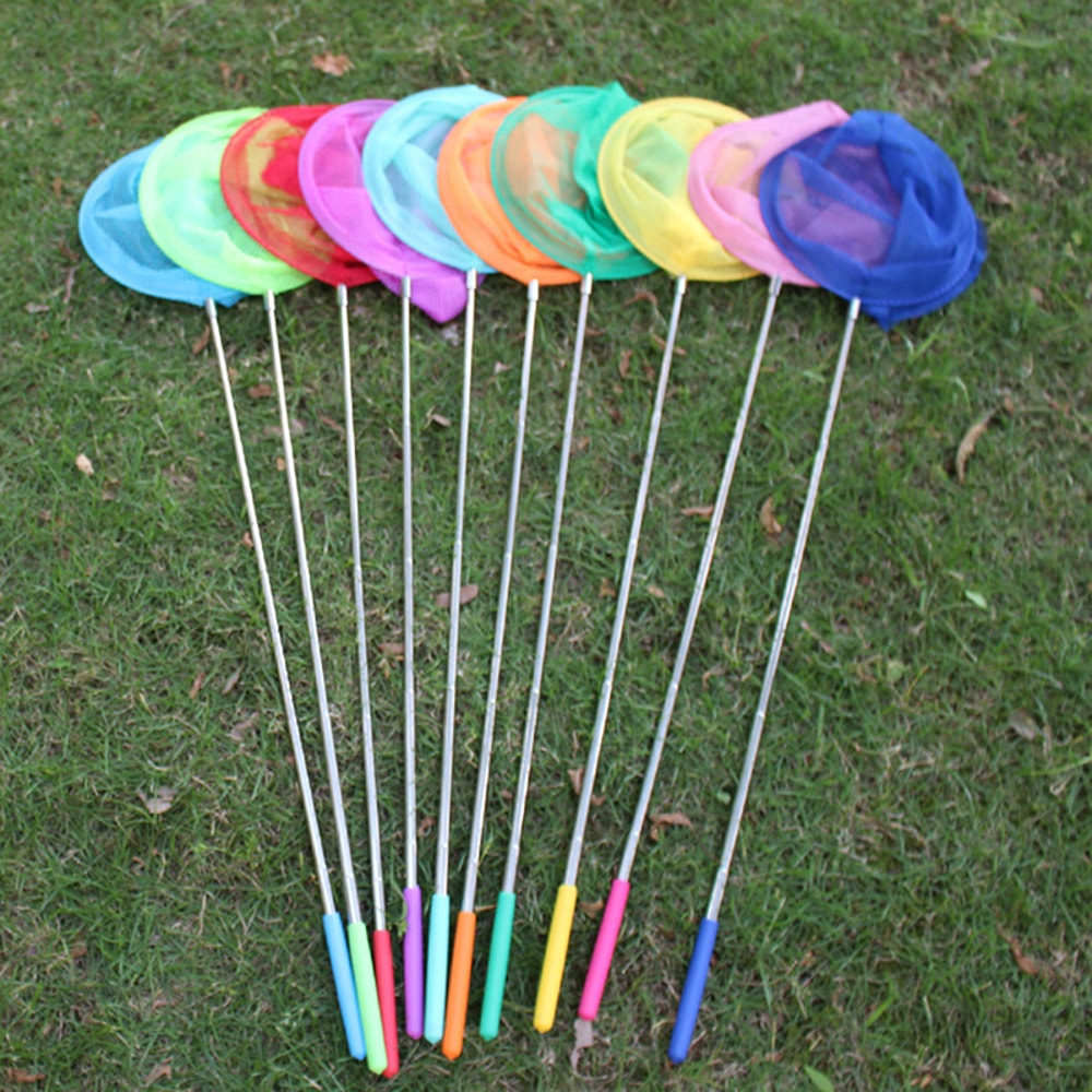 Kids Butterfly Net Telescopic Insect Catching Toy For Outdoor Nature Play 0