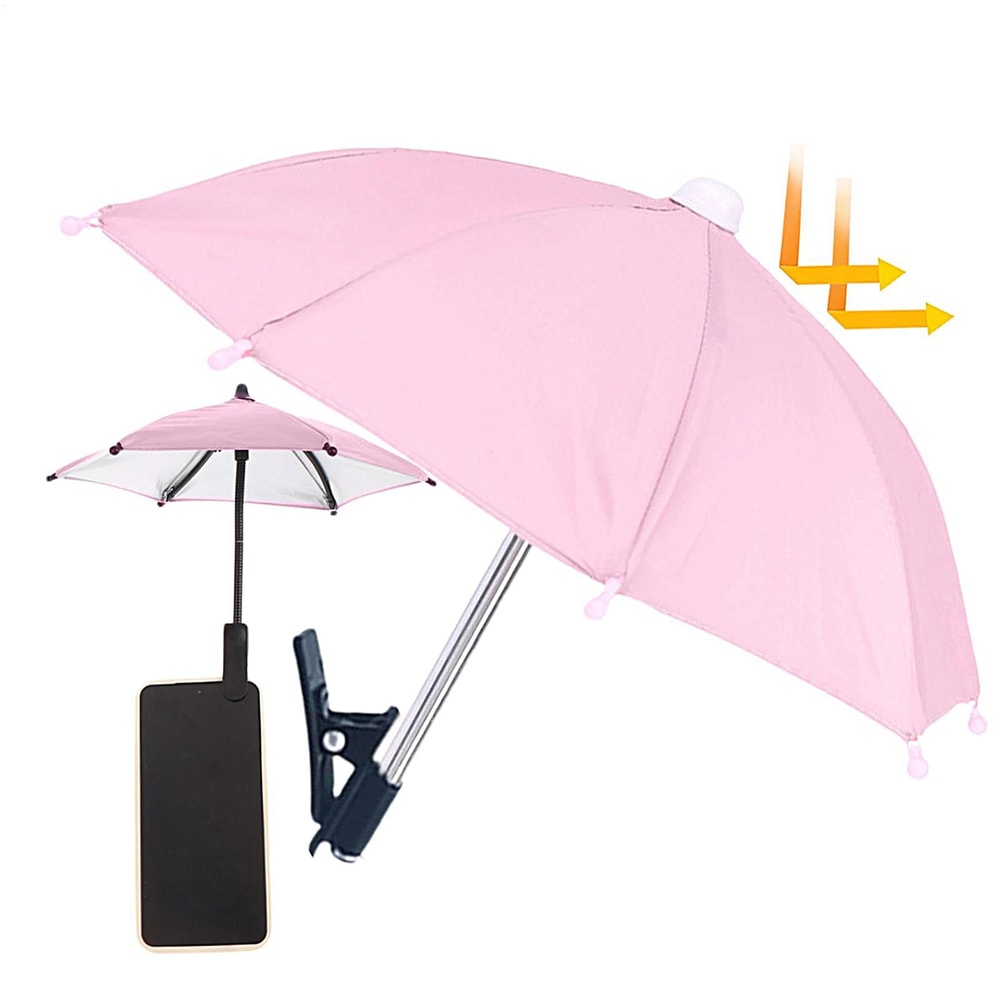 Universal Phone Umbrella For Sun Anti Glare Cell Phone Sun Shade Clip 4