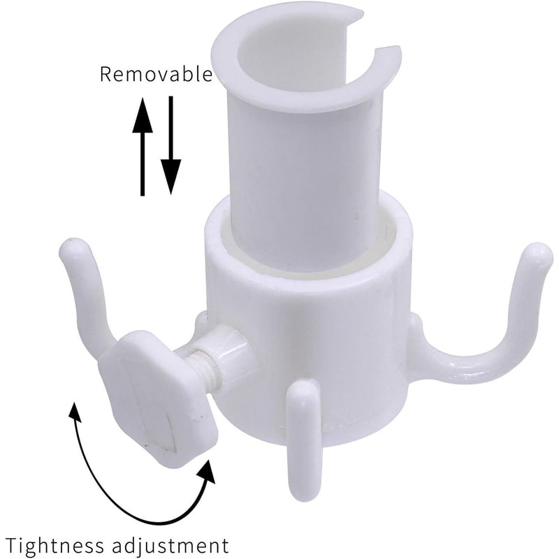 Sand Free Beach Umbrella Hook for Towels Bags and Hats Portable Umbrella Pole Organizer