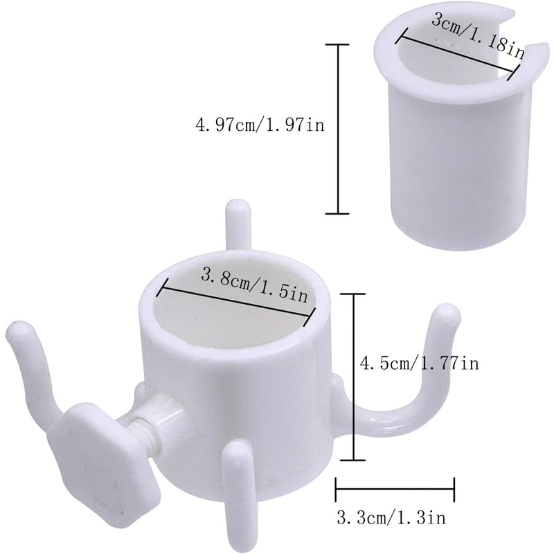 Sand Free Beach Umbrella Hook for Towels Bags and Hats Portable Umbrella Pole Organizer