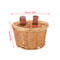 Kids Wicker Bike Basket With Leather Straps For Bikes And Scooters 6