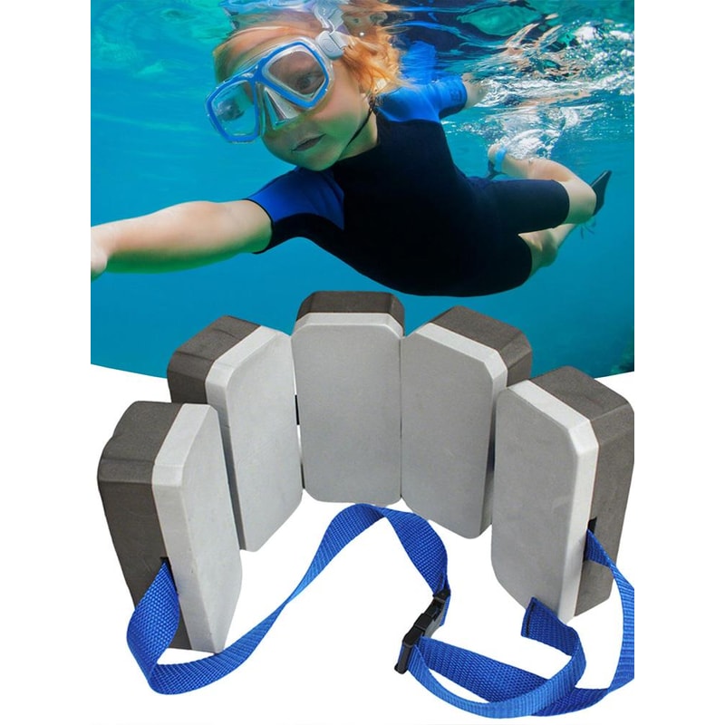 Kids Swim Belt Adjustable EVA Foam Swim Training Belt For Beginner Children 4