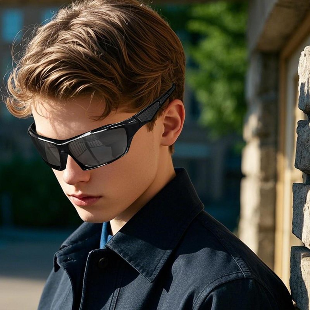 Polarized Sunglasses for Men Lightweight Sport Driving and Fishing Glasses