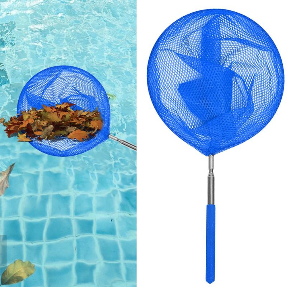 Compact Pool Skimmer Net With Telescoping Pole For Pools Spas And Ponds 1